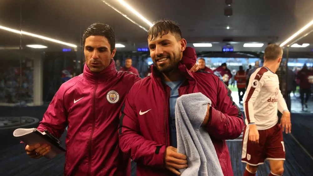 Arteta hails Aguero as main face of Manchester City