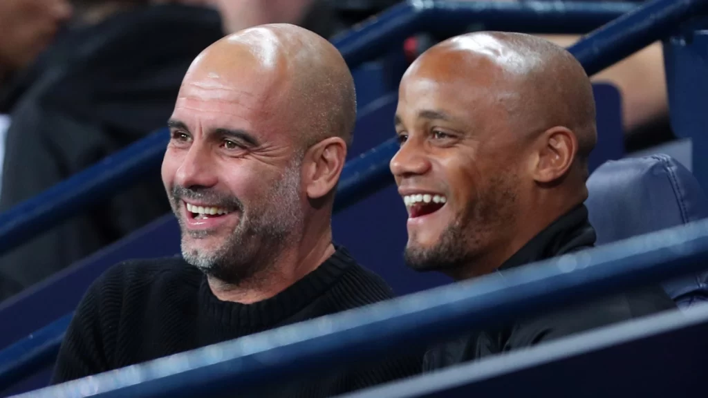 Pep Guardiola believes Vincent Kompany is destined for Manchester City manager role