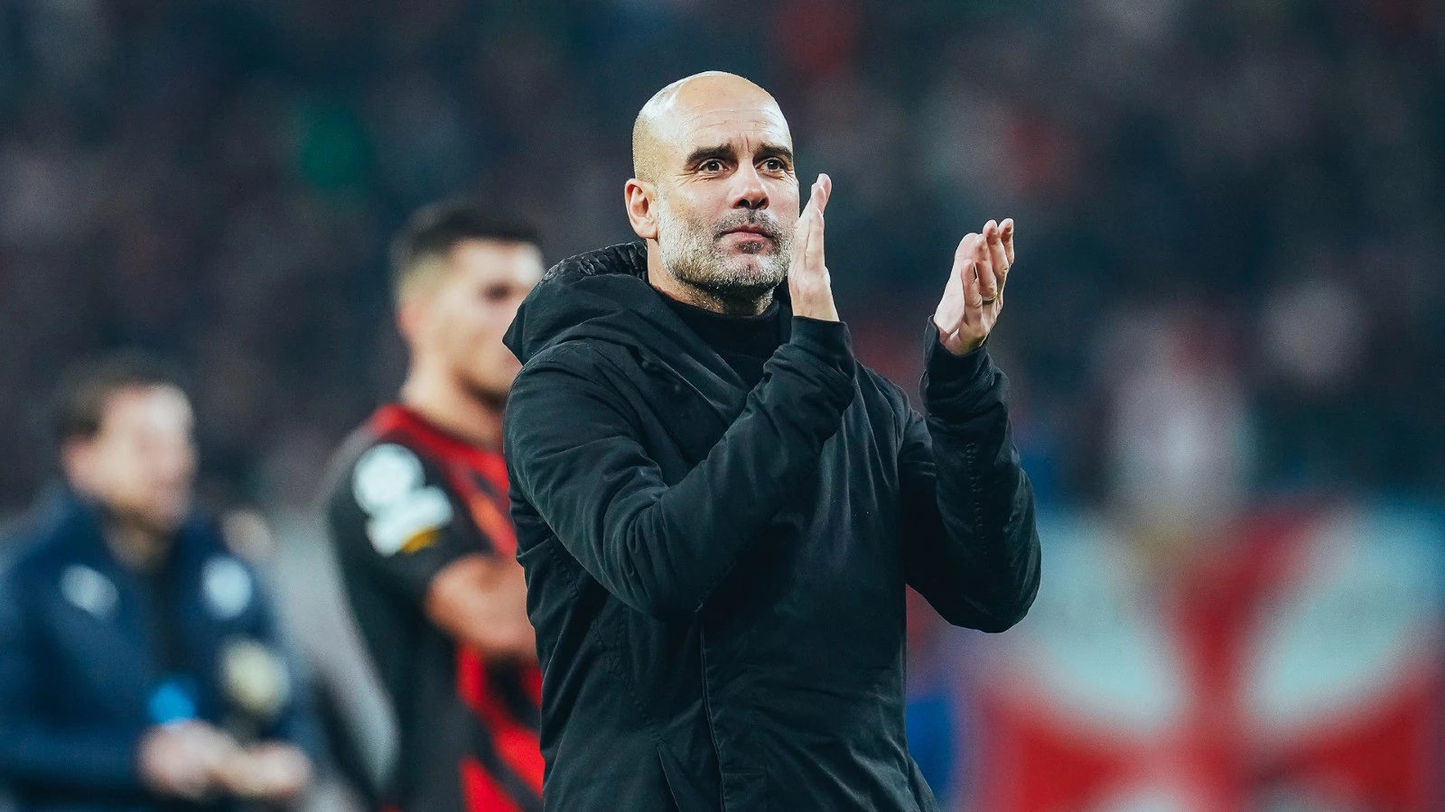 Pep Guardiola happy with Manchester City's performance and decision not to make substitutions in 1-1 draw with RB Leipzig