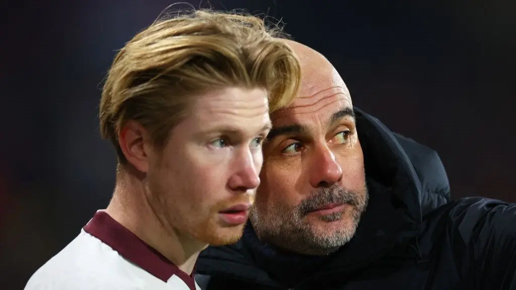 Guardiola Rules Out Defensive Midfield Role for De Bruyne