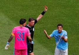 Guardiola Questions Red Card Decision Against Lewis