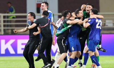 Khusanov Celebrates as Uzbekistan Qualify for World Cup Debut