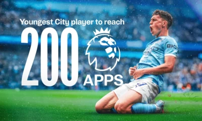 Phil Foden Becomes Youngest Manchester City Player to Reach 200 Premier League Appearances
