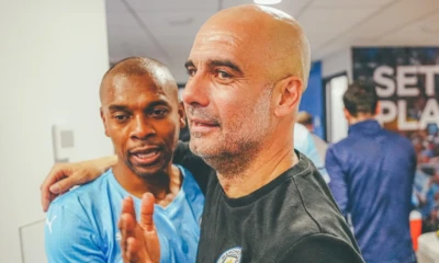Guardiola Congratulates Fernandinho on 'Amazing, Outstanding' Career