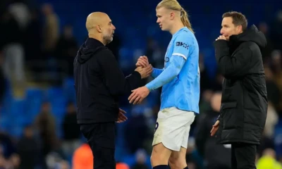 Pep Guardiola Jokes About Bruno Guimaraes Incident While Explaining Animated Haaland Clash