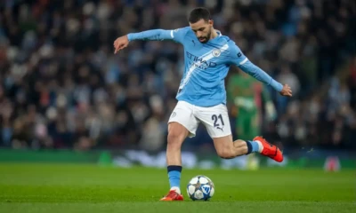 Pep Guardiola bursts into laughter during question over Rayan Ait-Nouri’s game time